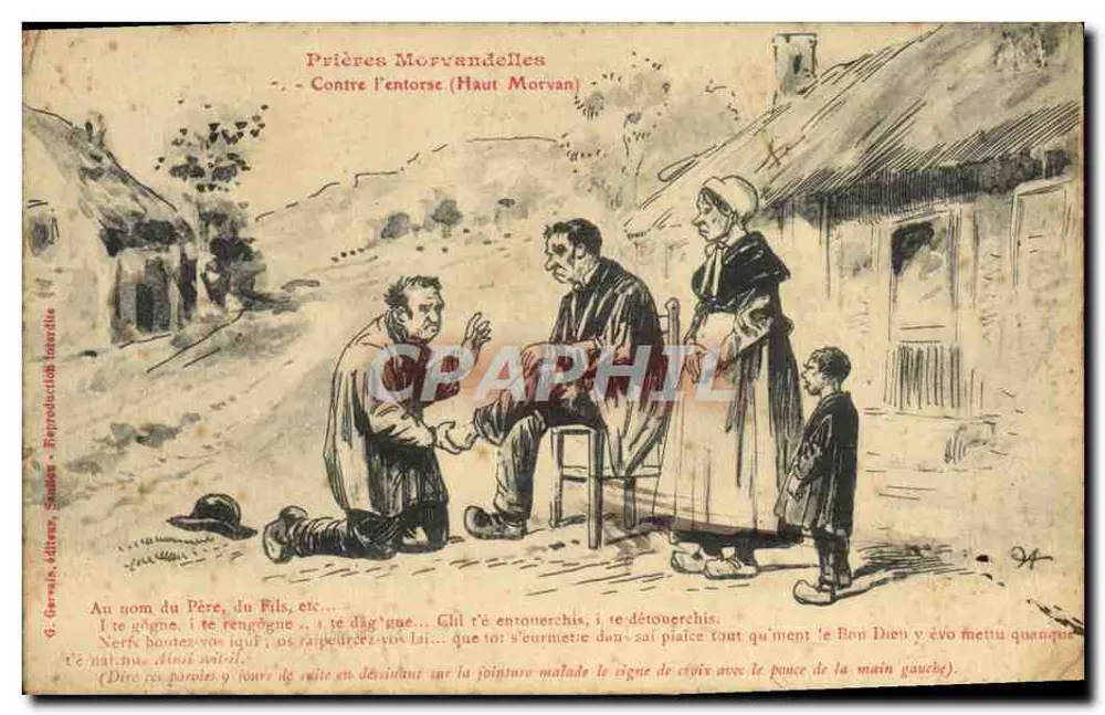 मोरवांडेल के प्रार्थना - टॉर्स के खिलाफ (ऊंचा मोरवां) - जी. गर्वाइस, प्रकाशक, सॉल्स - आगे
