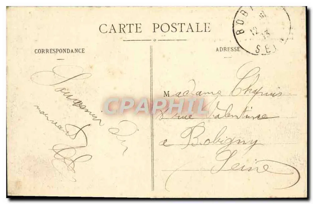 Morvandeller Galanterie — Zug Szene — G. Gervais, Verlag - Rückseite