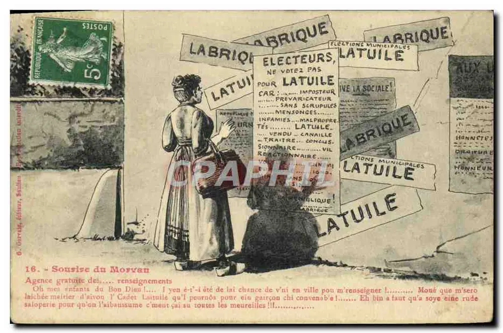 Sousize do Morvan — Agência gratuita de informações — G. Foray, Editor, Saullin - Frente