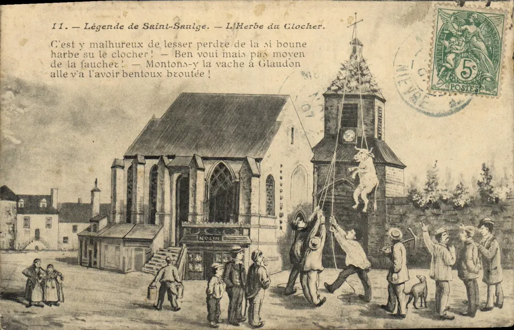 Legende von Saint-Saulge — Das Gras des Turms — NOLIN - Vorderseite