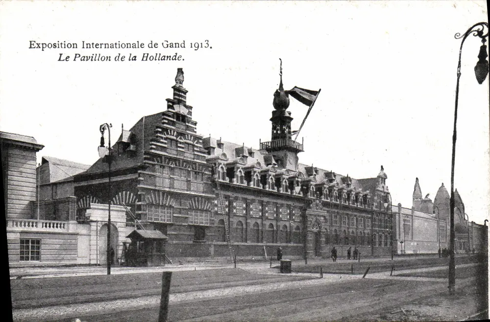 Exposição Internacional de Gand 1913 — O Pavilhão da Holanda - Frente