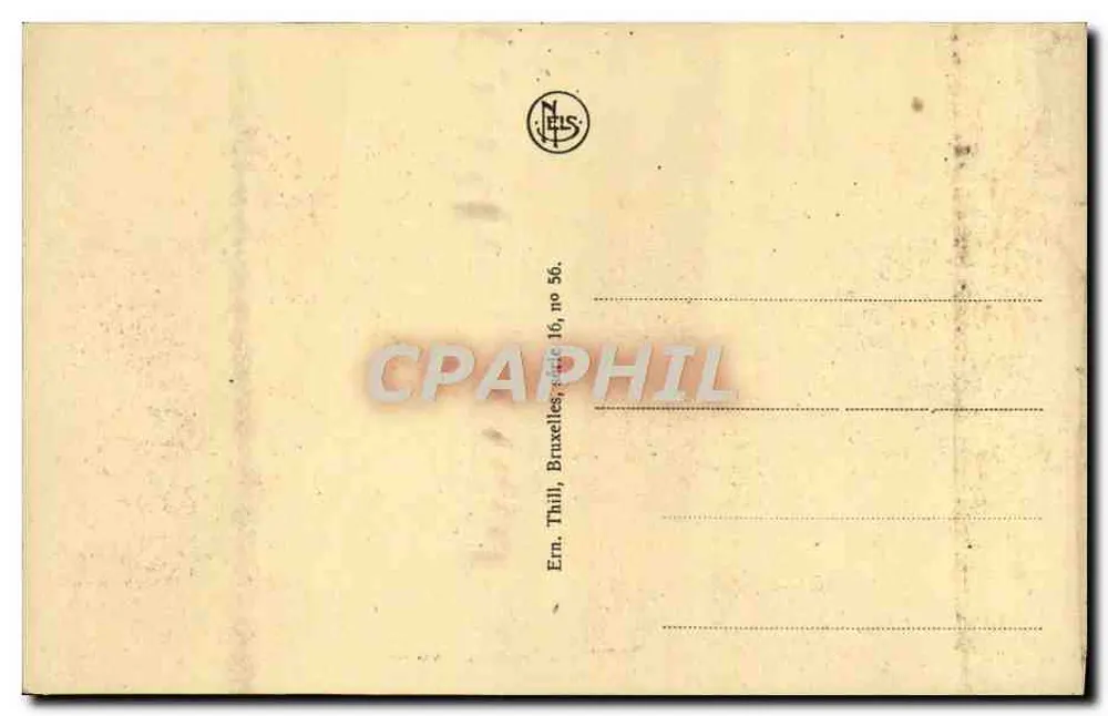 Namur — A Bolsa do Comércio — editor N. Thill, n° 56 - Verso