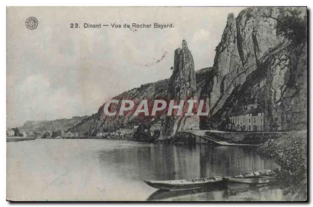 Dinant — Vista do Rocher Bayard — editor Carnot, n°23 - Frente