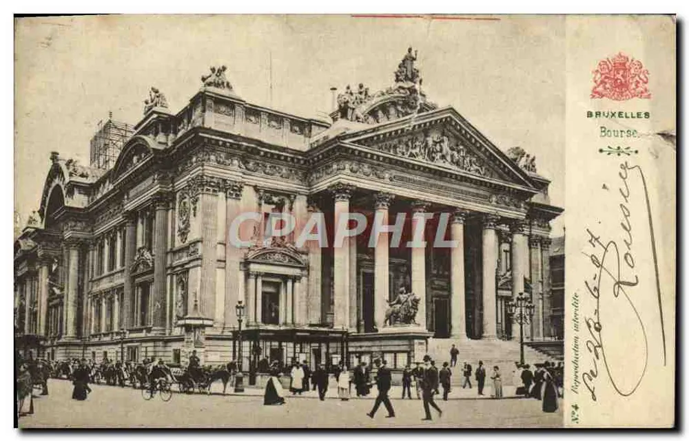 Bruxelles - Bourse — éditeur Anspear, n° 4 - Frente