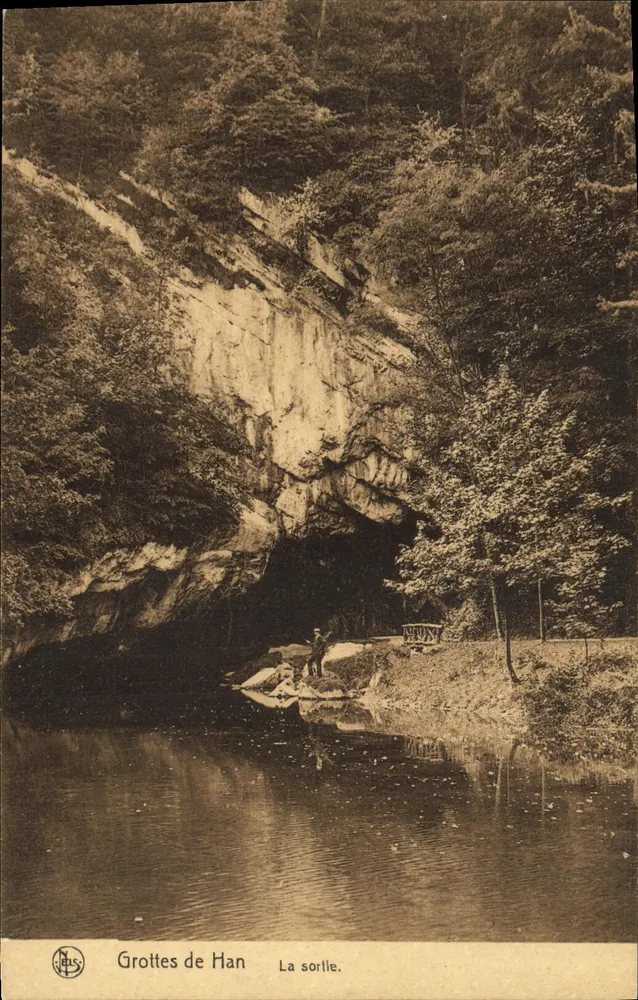 Grutas de Han — A saída. — N. Leus, n° 27 - Frente