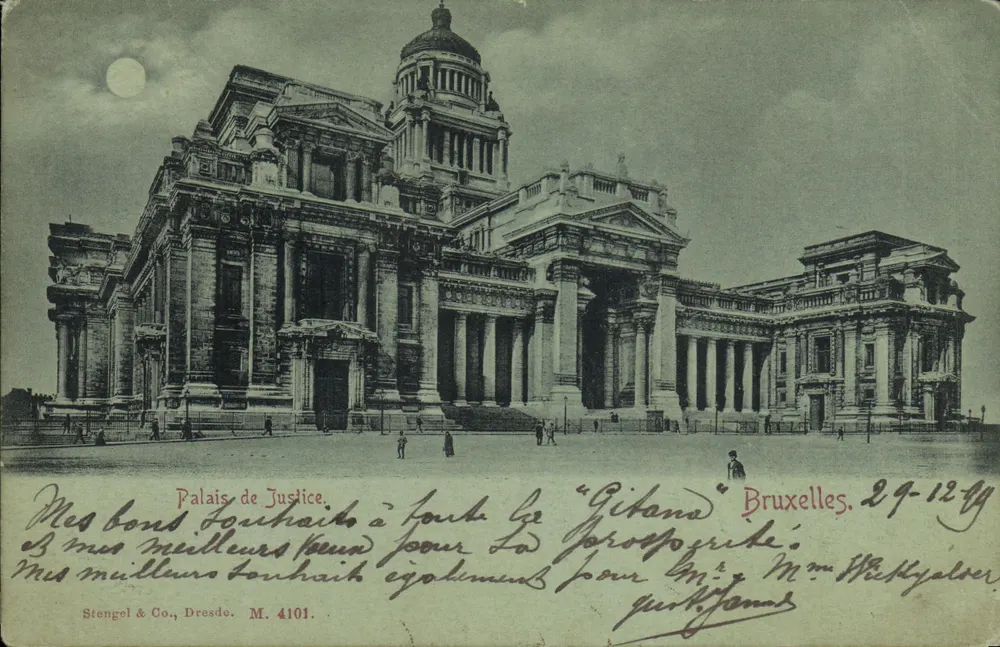 Palácio de Justiça — Bruxelas — Stengel & Co., M. 4101 - Frente