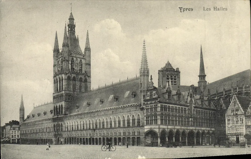 Ypres — Les Halles — Wyd. Vermass, Ypres - Awers