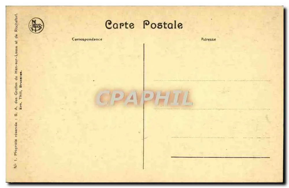 Han-Höhle — Eingang zur Draperienhalle — Verlag NLS, Nr. 1 - Rückseite