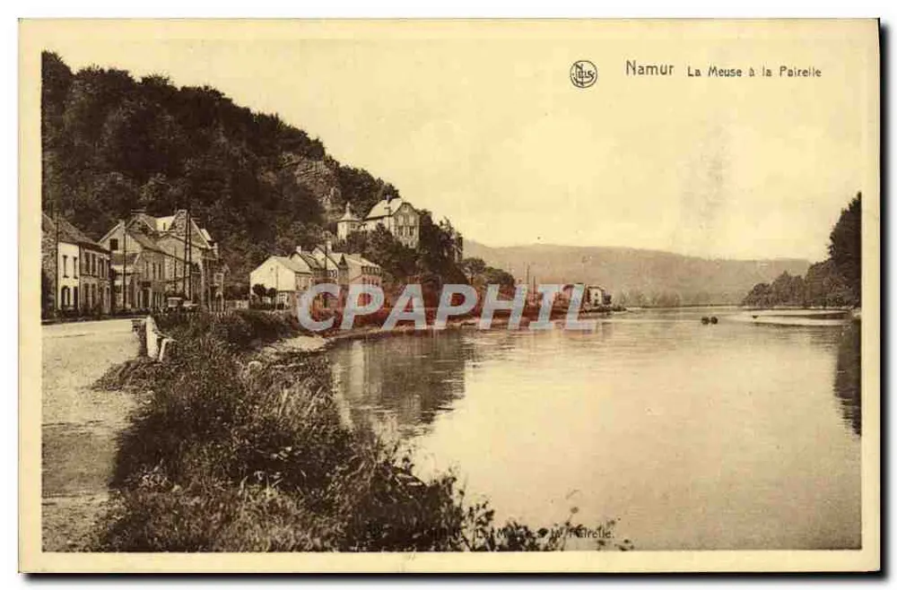 Namur — A Meuse na Pairelle — Editor Thill, Bruxelas, série 16, n° 60 - Frente