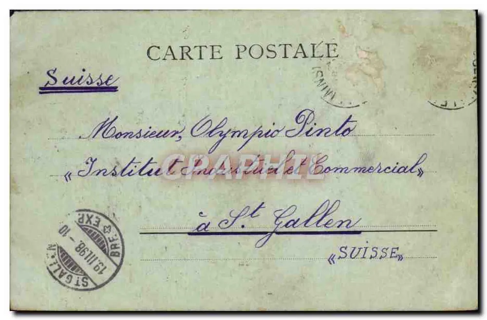 Liège — Le Théâtre — Imprimé sur la carte par R. & J. D. n° 231 - Verso