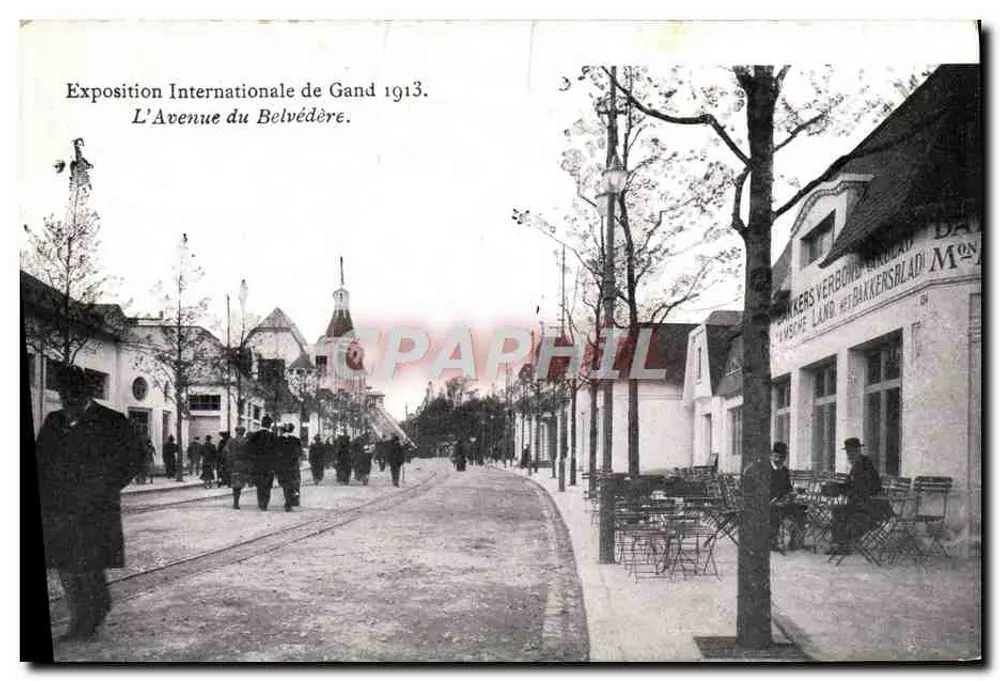Internationale Ausstellung von Gent 1913 — Avenue du Belvédère — Verleger nicht sichtbar - Vorderseite
