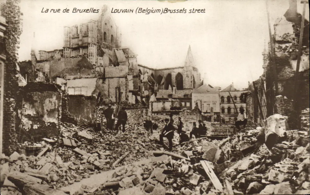 Brüsseler Straße — Lüttich (Belgien) — Belaïca Edition, Paris - Vorderseite