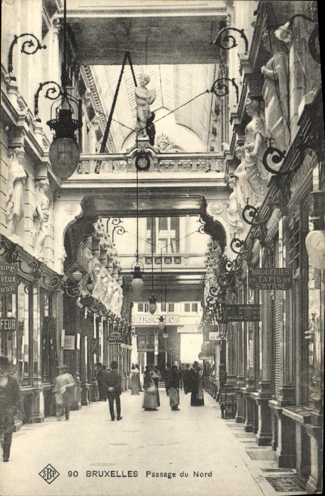 Bruxelas — Passage du Nord — S.B.P. n° 90 - Frente