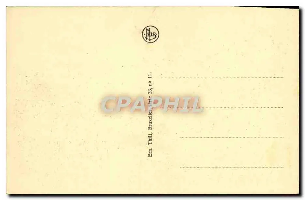 डिनांत — डाकघर — एम. थिल, ब्रुसेल्स, श्रृंखला 33, संख्या 11 - पीछे