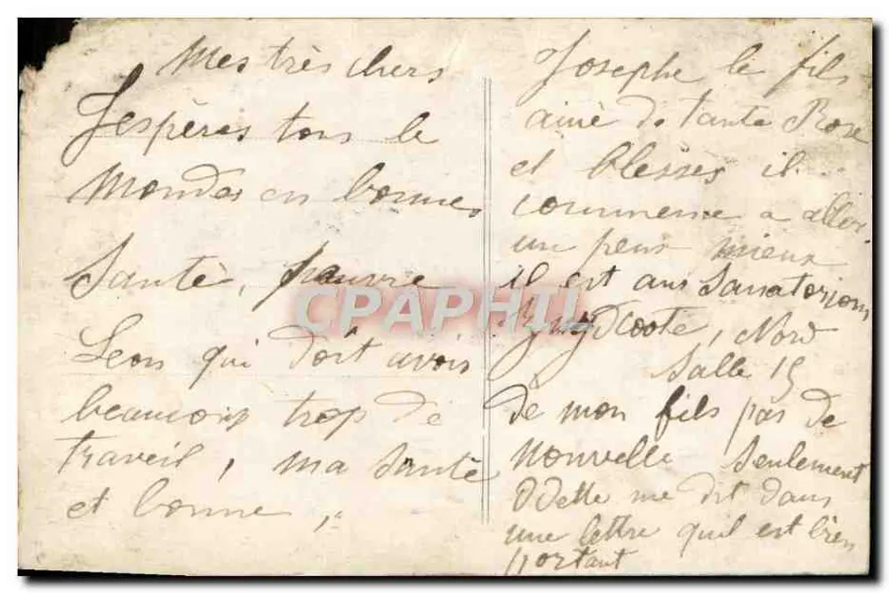 Schuss eines Kanons Maxim — Paris, 20-7-1915 — Verlag nicht sichtbar - Rückseite
