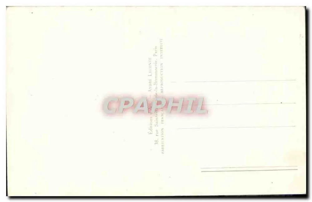Französische Armee — Krankenpfleger — Paul Barbier.40 - Rückseite