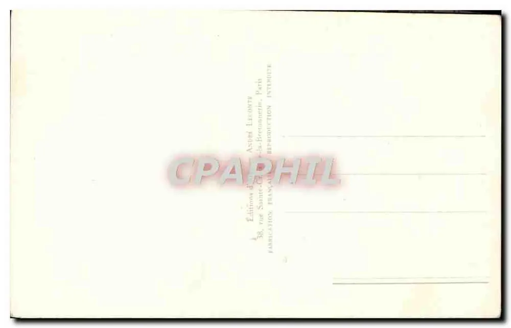 U-Boot-Mannschaften — Französische Armee — Paul Barbier.40 - Rückseite