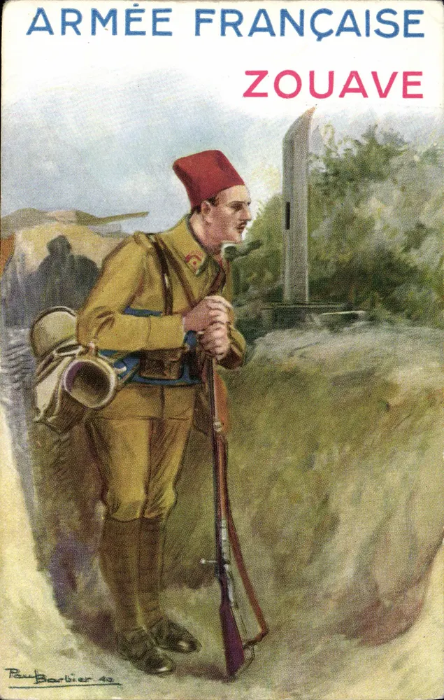 Zouave — Französische Armee — Raoul Barbier 40 - Vorderseite
