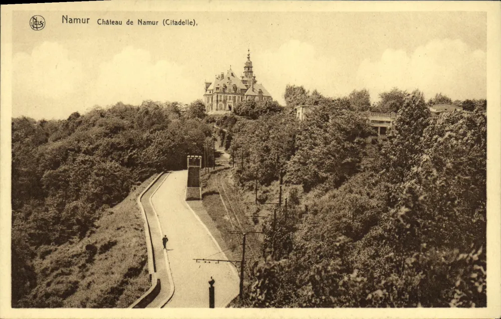 Namur — Castelo de Namur (Cidadela) — Editor Thill, série 16, n° 45 - Frente