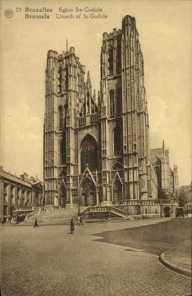 Brussel - Kerk van Sint Gudula — Oberk, n°29 - Voorkant