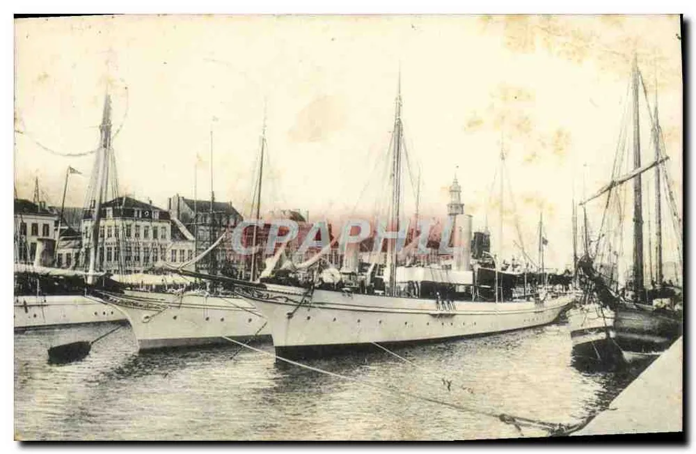 Ostend — Die äußeren Becken — Ansichtskarte - Vorderseite