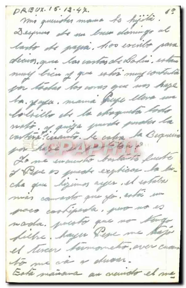 Buquê de tulipas — Aniversário — R.G. (editor ?) - Verso