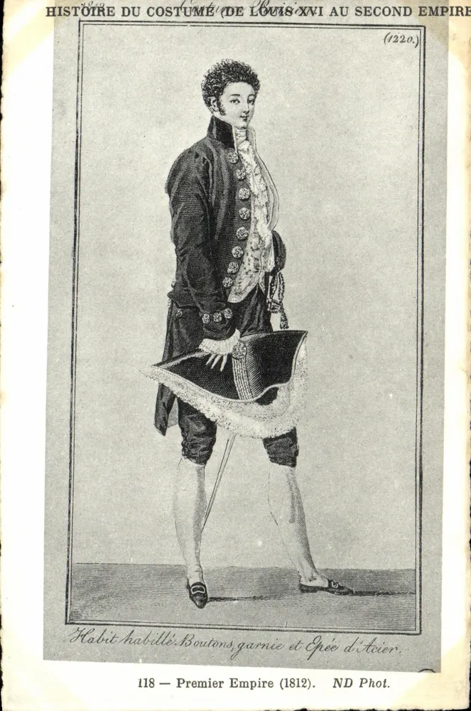 Gedragter Kleidung — Erster Kaiserreich (1812) — ND Fot. - Vorderseite