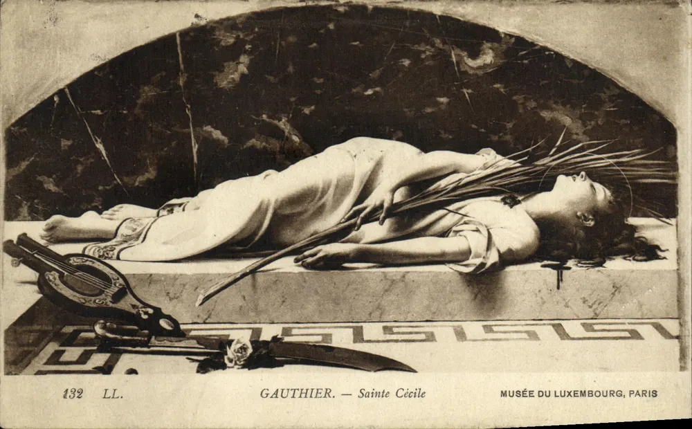 Santa Cecília — Gauthier — Museu do Luxemburgo, Paris - Frente