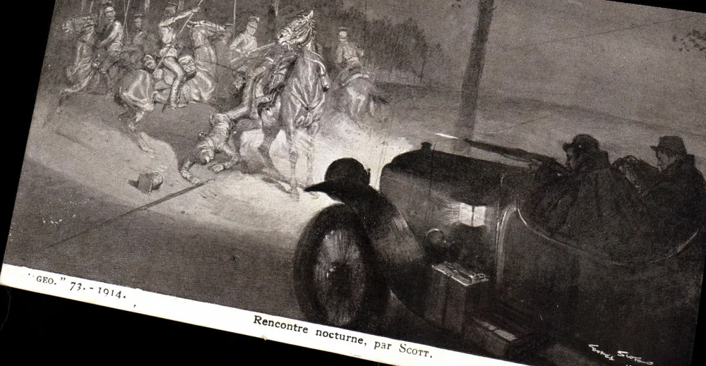 Encontro noturno — por Scott — GEO. 73 - 1914 - Frente
