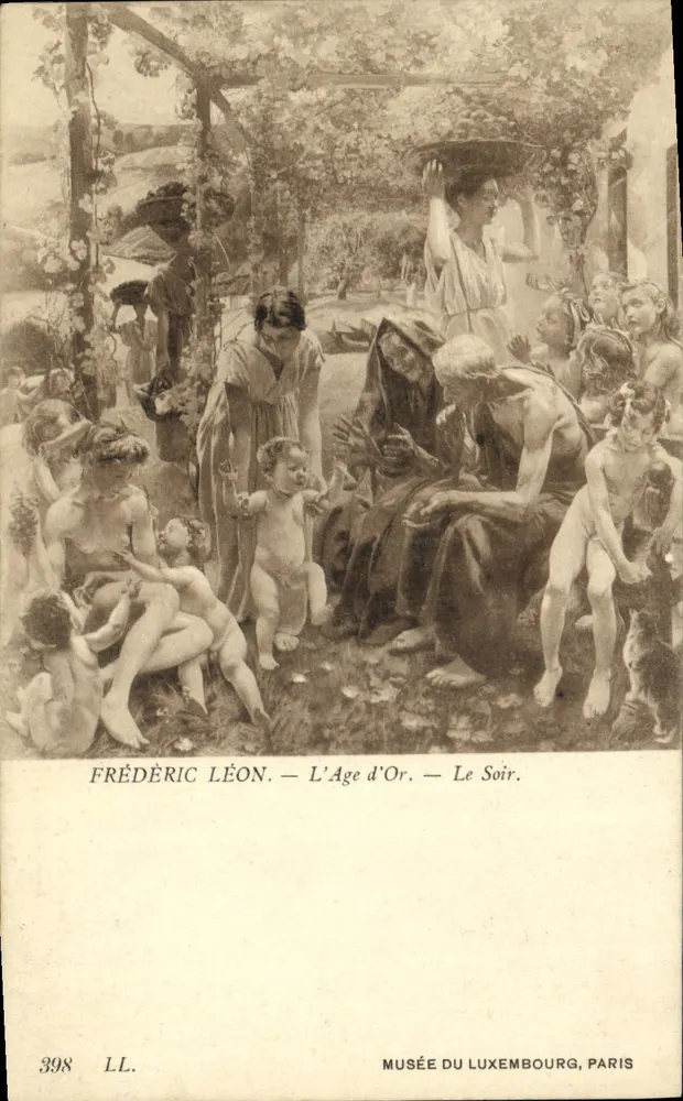 Das goldene Zeitalter — Der Abend — Frédéric Léon — Musée du Luxembourg, Paris - Vorderseite