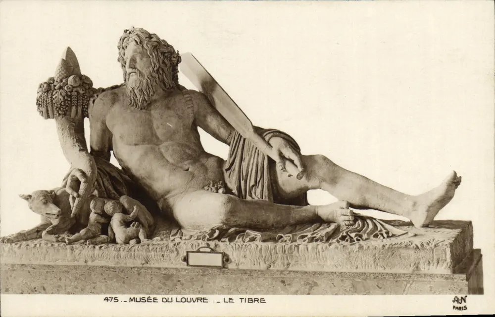 O Tibre — Museu do Louvre — AJN Paris n°475 - Frente