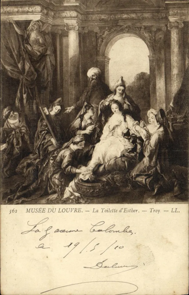 Esthers Toilette — Louvre-Museum — LL. n° 362 - Vorderseite