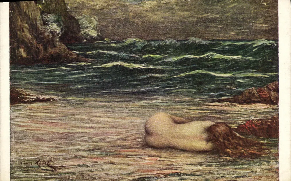 O mar — naufrágio — L. Rioel, Salon de Paris, 1793 - Frente