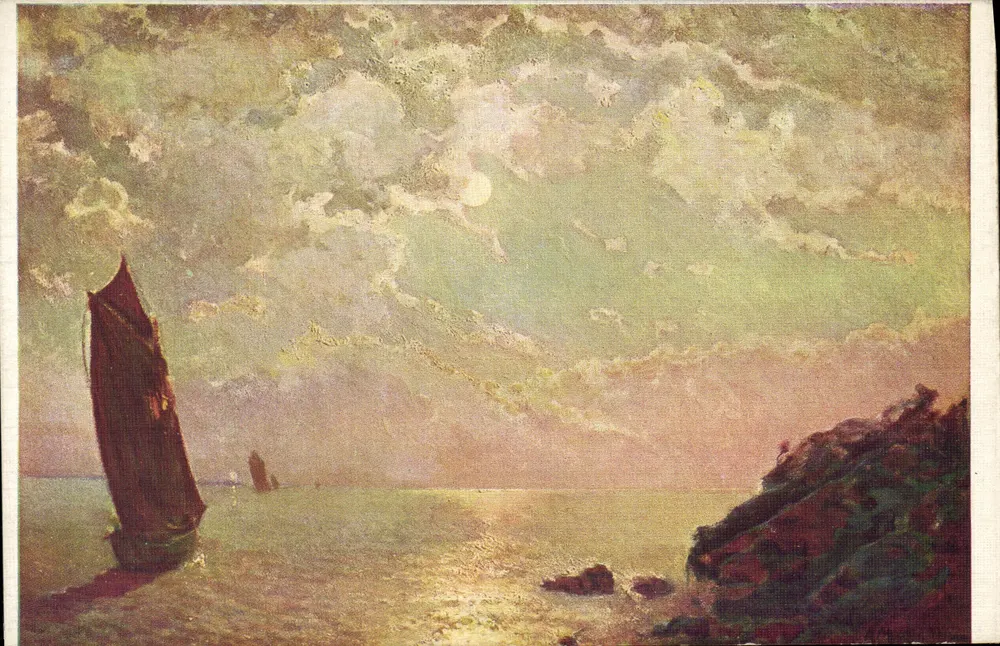 Matin d'été — A summer-morning — A. MATIGNON, pinxit, n° 445 - Frente