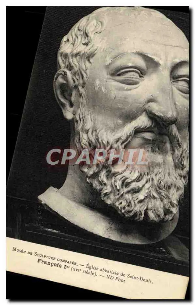 Buste van Frans I — Abtijdbasiliek van Saint-Denis — ND Phot - Voorkant