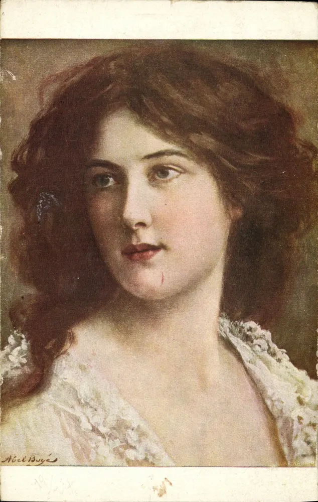 Jovem mulher — Abel Boyé — Salon de Paris - Frente