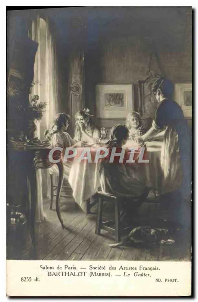 Salons de Paris — Société des Artistes Français — Barthalot (Marius) — Le Goâter. ND. PHOT. — N° 8255 - Vorderseite