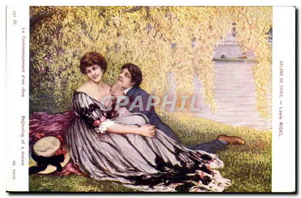 Der Beginn eines Traums — Louis Ridel — Salons von Paris - Vorderseite