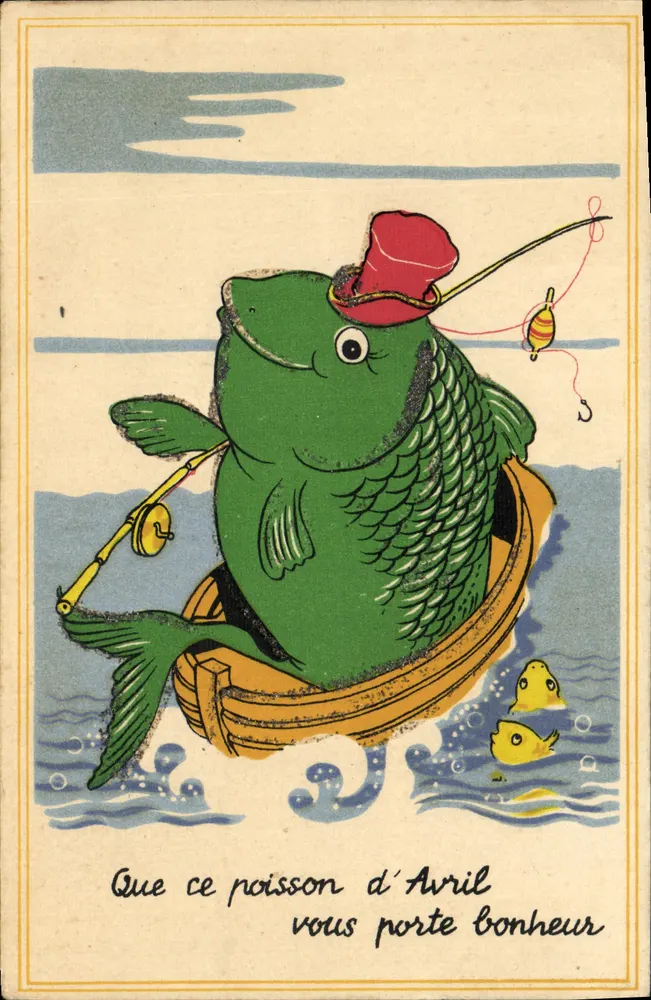 April-Fisch — Glück — Editions Rhodania, n°85 - Vorderseite