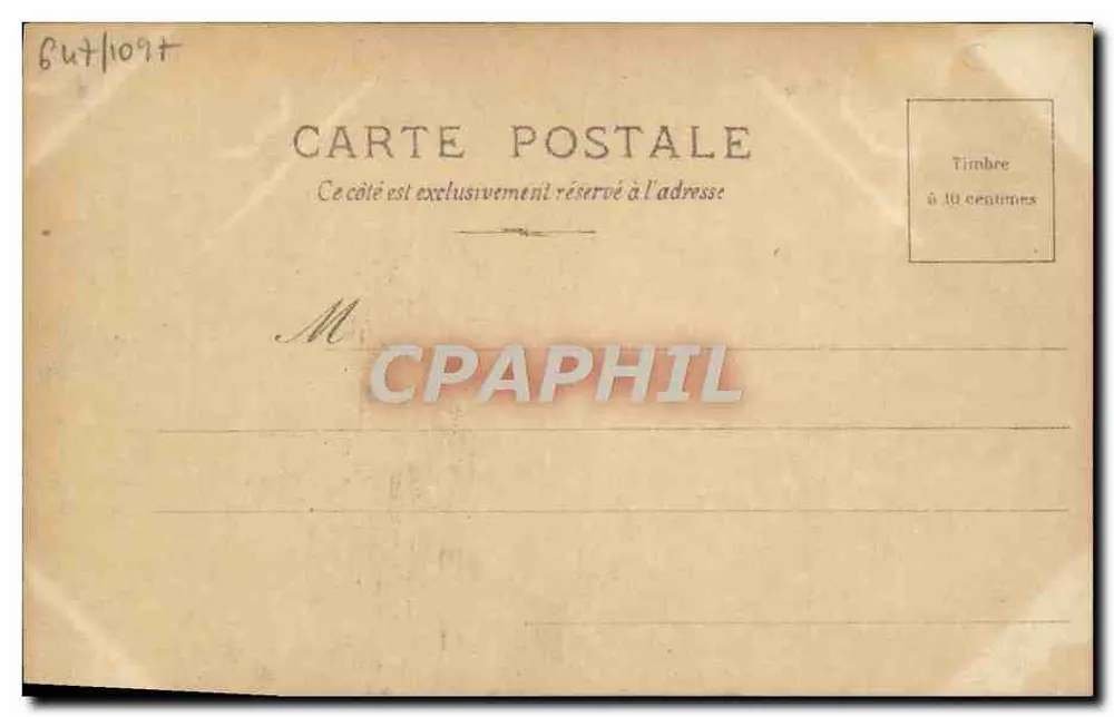 Sorel — Profilporträt — Reutlinger, Paris, Serie Nr. 299 - Rückseite