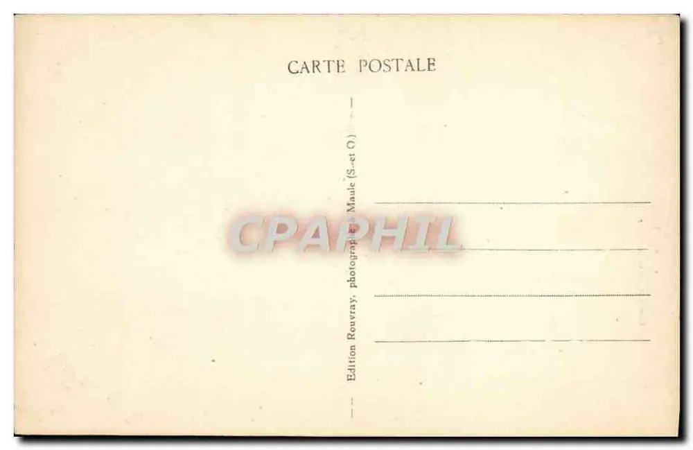 Maule (S.-et-O.) — Rue Parisis et la Tour — Édition Rouvray - Verso