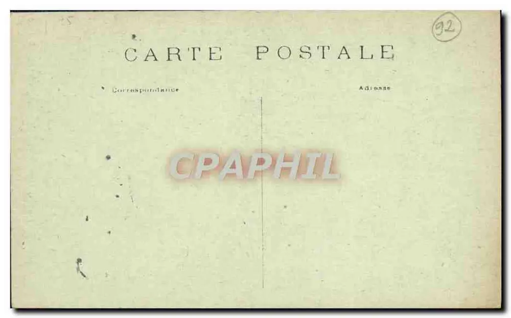 Nanterre — Place de la Fête — A. Ossart, Verlag, Rueill - Rückseite