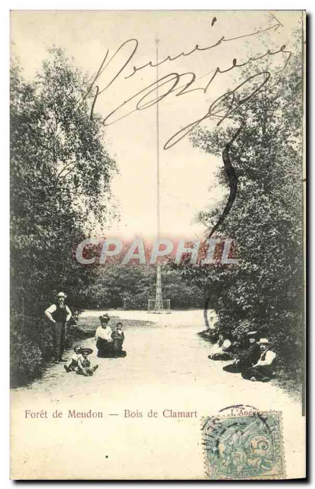 Floresta de Meudon — Bois de Clamart — Edição Tríanon No. 1668 - Frente