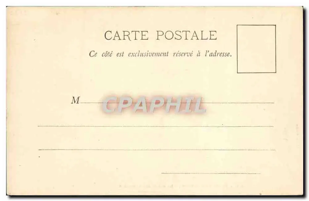 Paris-Exposição - A Porta dos Inválidos — editor CLA Travail, n° 104 - Verso