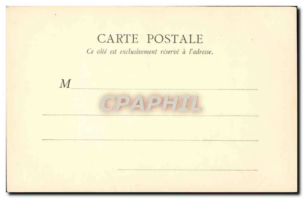 Paris — Igreja de Santa Elisabeth — B. F., Paris, n° 146 - Verso
