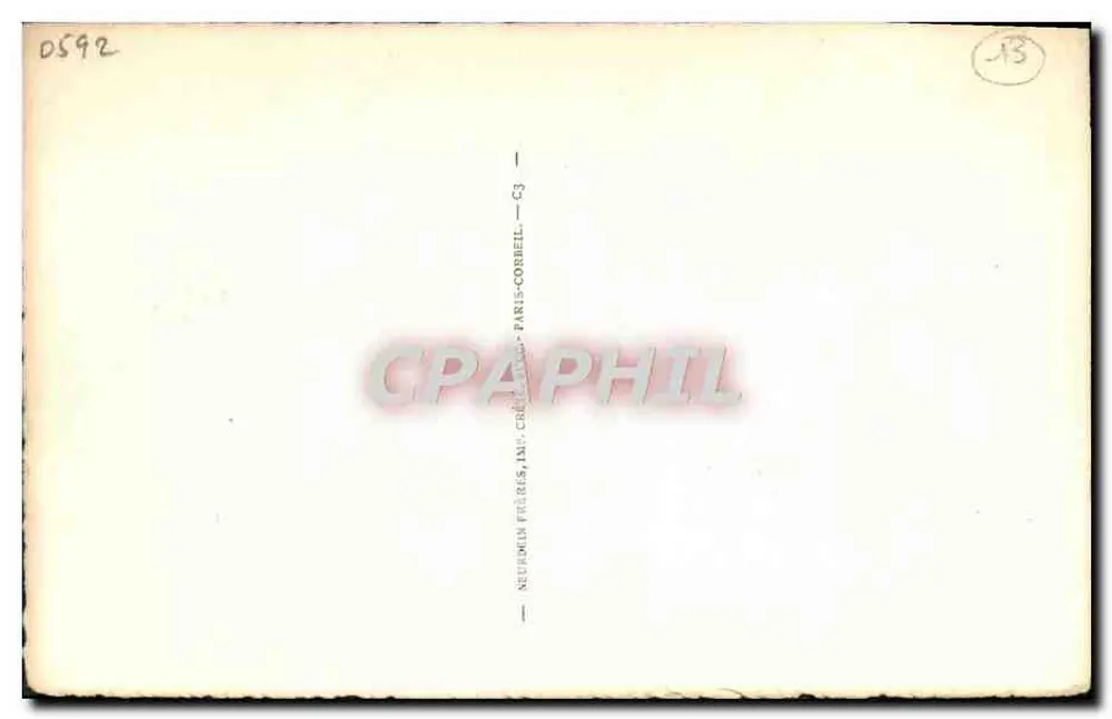 Alte Kasernen von Orsay – Cour des Comptes um 1845 – ND. PHOT. - Rückseite
