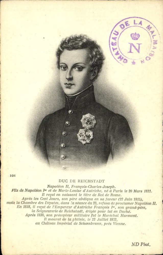 Napoléon II, François-Charles-Joseph — Herzog von Reichstadt — ND Phot. - Vorderseite