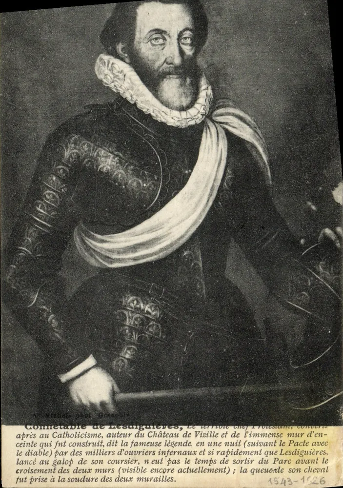 Conde de Lesdiguières — Retrato — Michel, fot. Grenoble - Frente