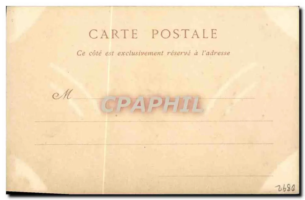 Die Krönung von Karl VII in Reims — von J.-E. Lenepeu — Nr. 10 Phot - Rückseite