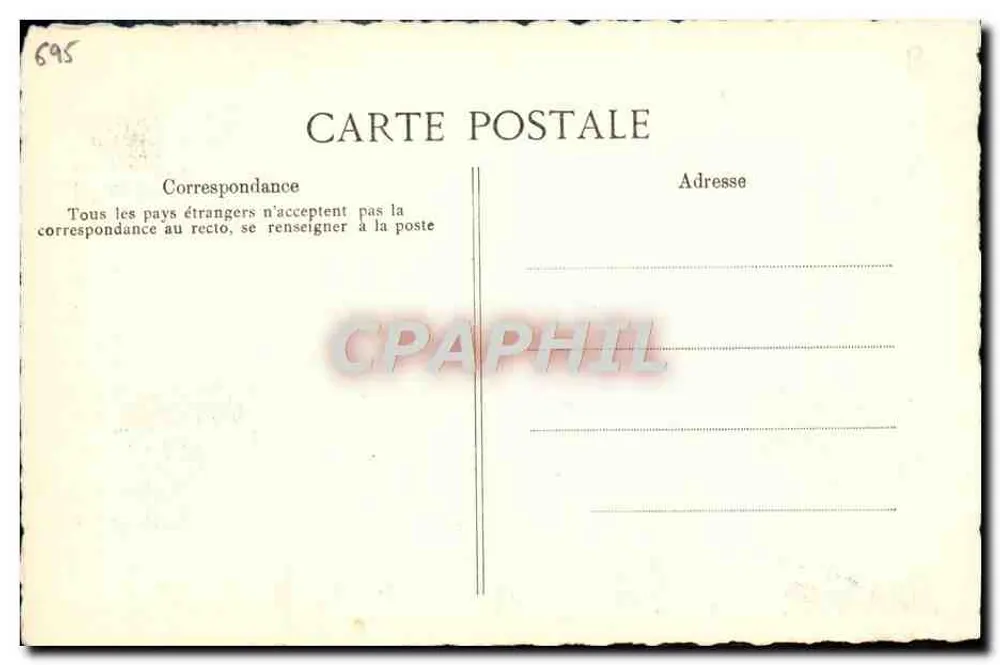 Louis XVI — Brief, der eine Frist von drei Tagen zur Vorbereitung auf den Tod und die Erlaubnis zur Kommunikation mit der Familie bittet — Turm des Tempels, 20. Januar 1793 - Rückseite